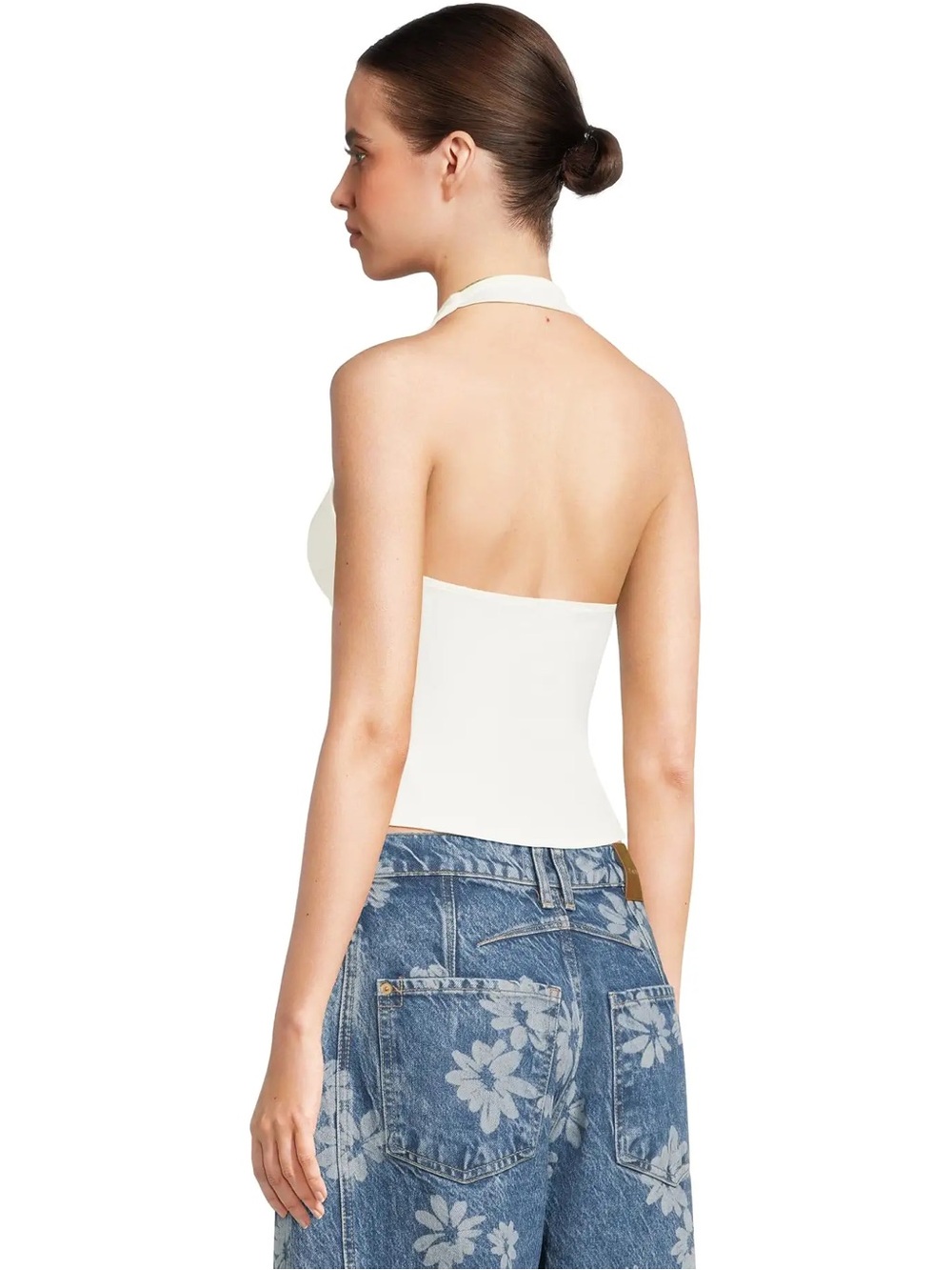 NWT. Free People Intimately. Still Here Halter. White. Size medium. - Picture 4 of 13